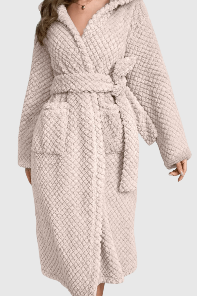 Peignoir Femme | Eponge à Capuche – Image 2