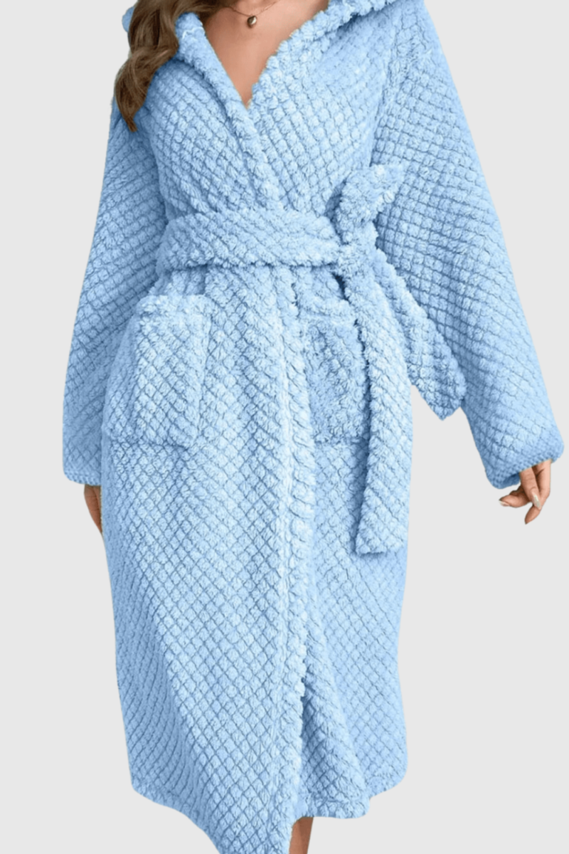 Peignoir Femme | Eponge à Capuche – Image 5