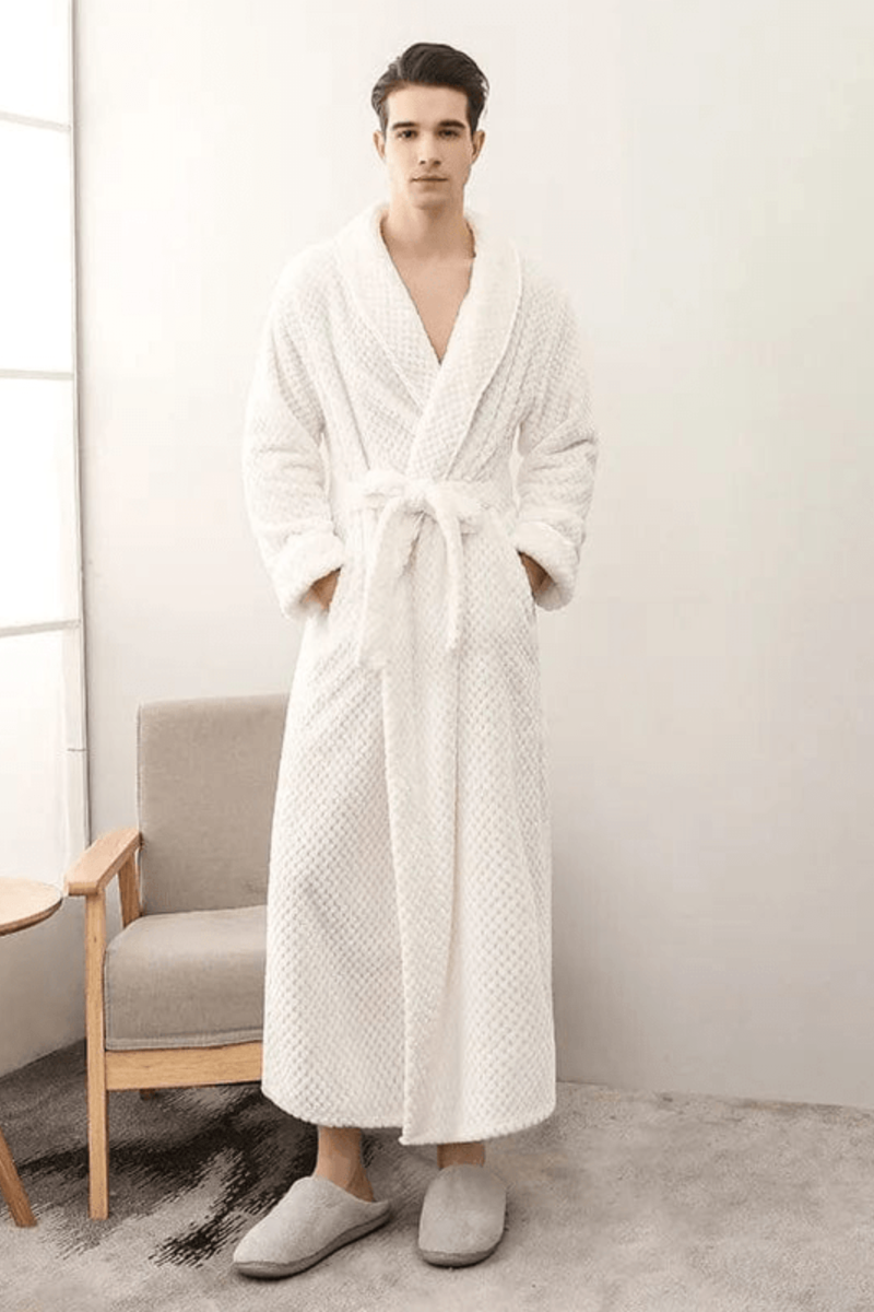 Peignoir Homme | Blanc – Image 2