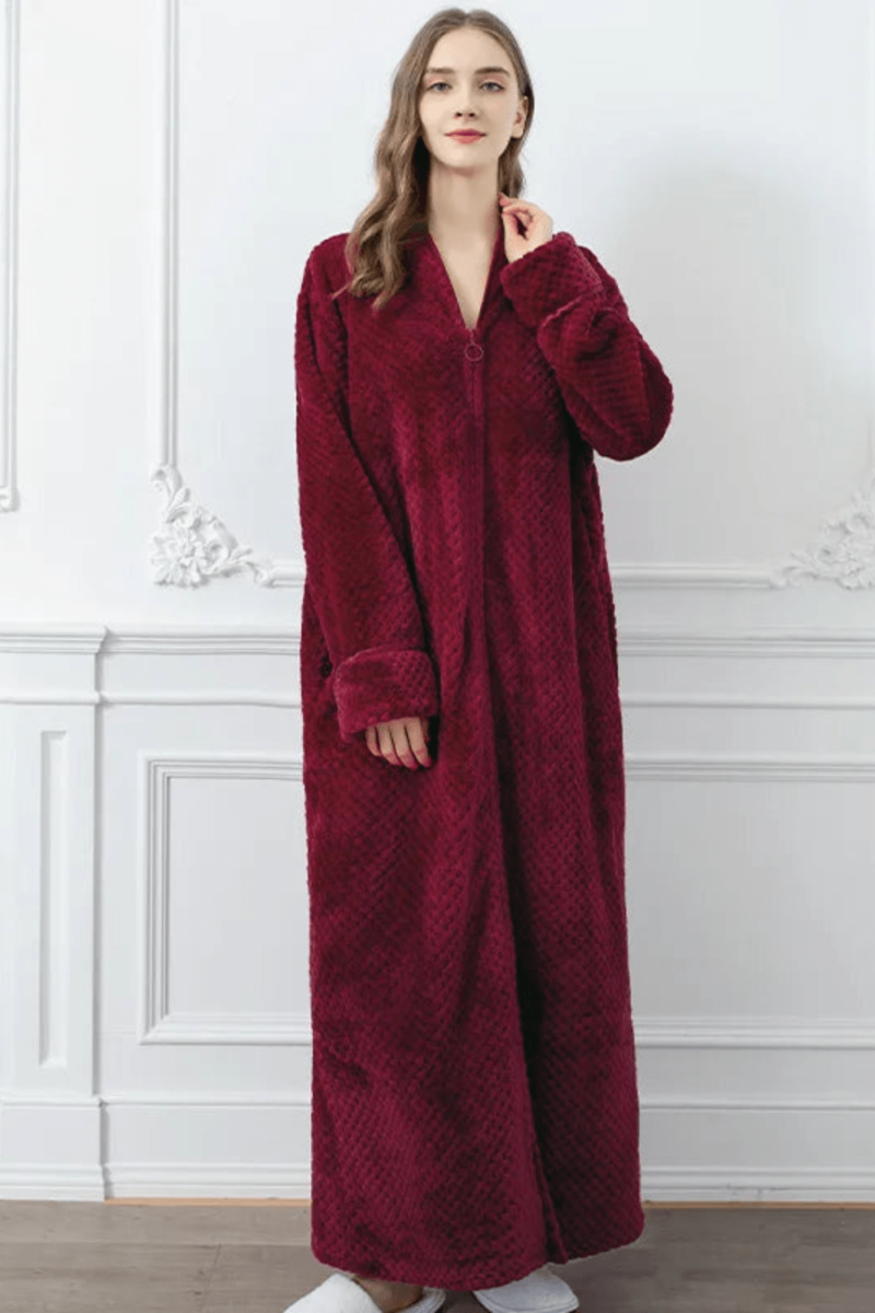 Peignoir Femme | Éponge Zippé – Image 2