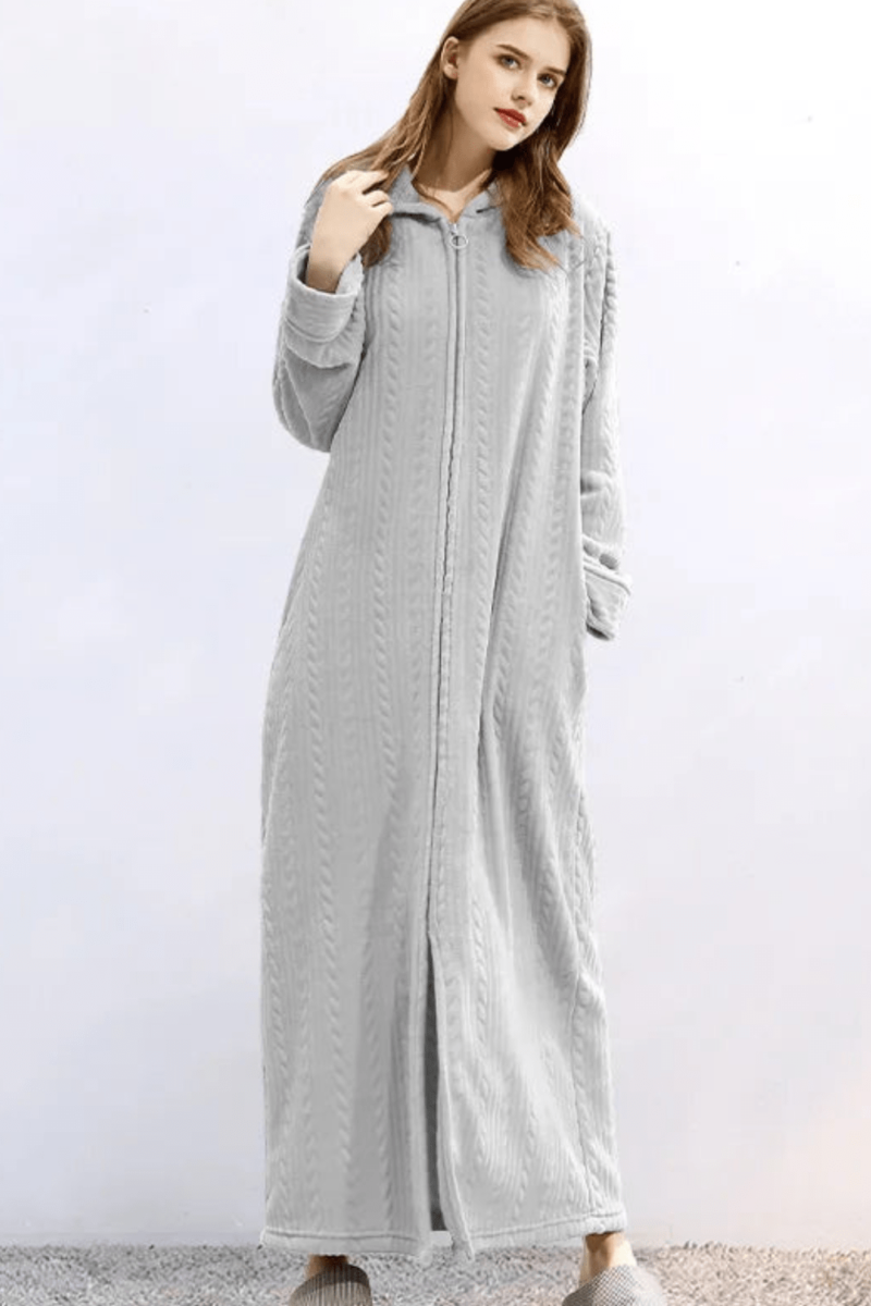 Peignoir Femme | Éponge Zippé – Image 4