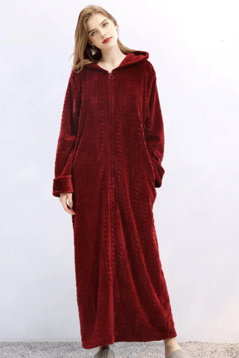 Peignoir Femme | Éponge Zippé – Image 3