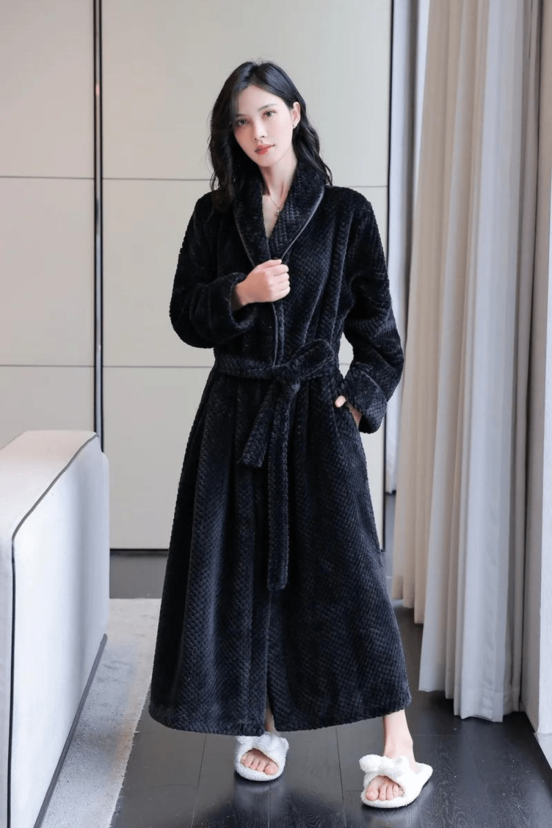 Peignoir Femme | Noir – Image 2