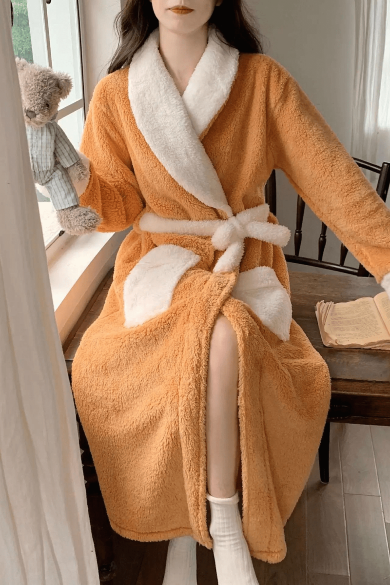 Peignoir Femme | Long Polaire – Image 2